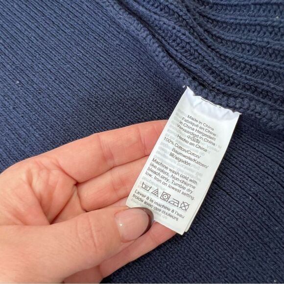 Madewell Navy knit Open front cardigan - Picture 4 of 5